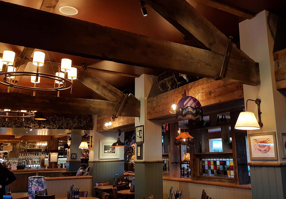 Interior view of The Amble Inn, Morpeth