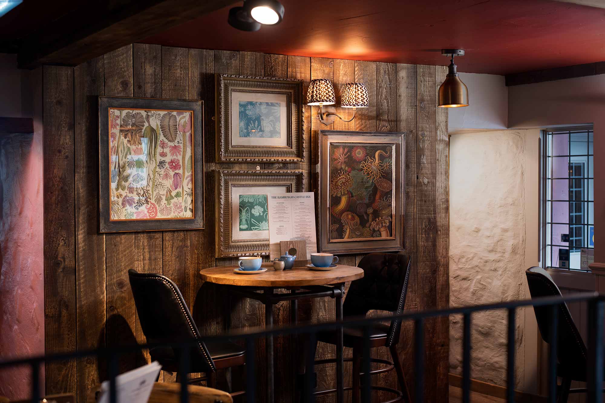 seating area at Bamburgh Castle Inn, Seahouses