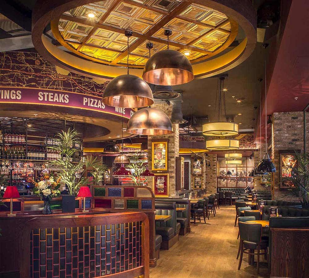 Dining seating area at Coast 2 Coast, Metrocentre, Gateshead