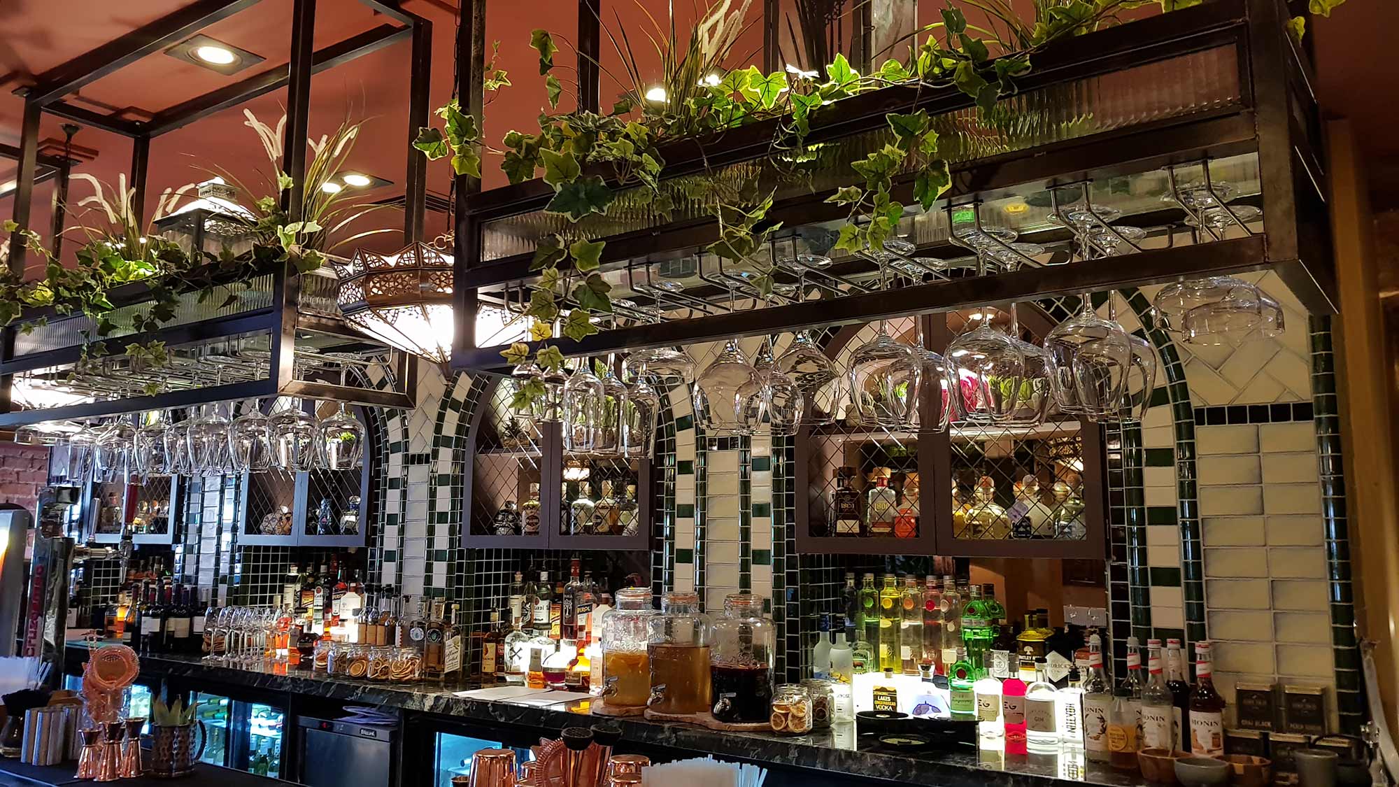 The bar at El Paso, Newcastle upon Tyne