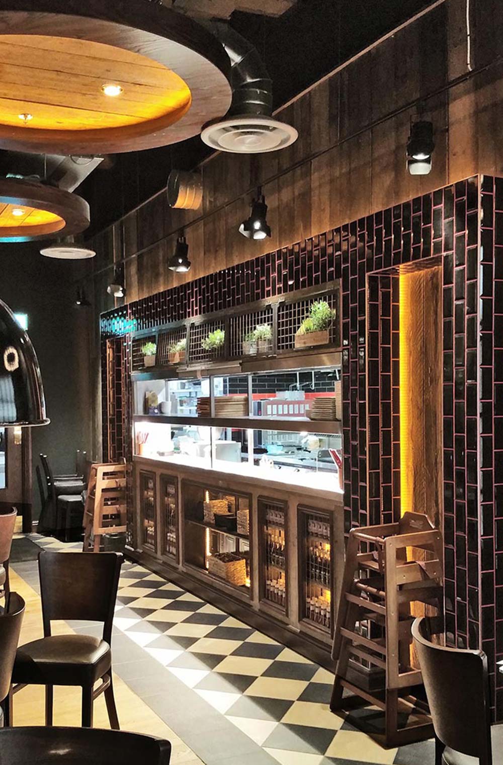 Interior view of The Filling Station, East Kilbride