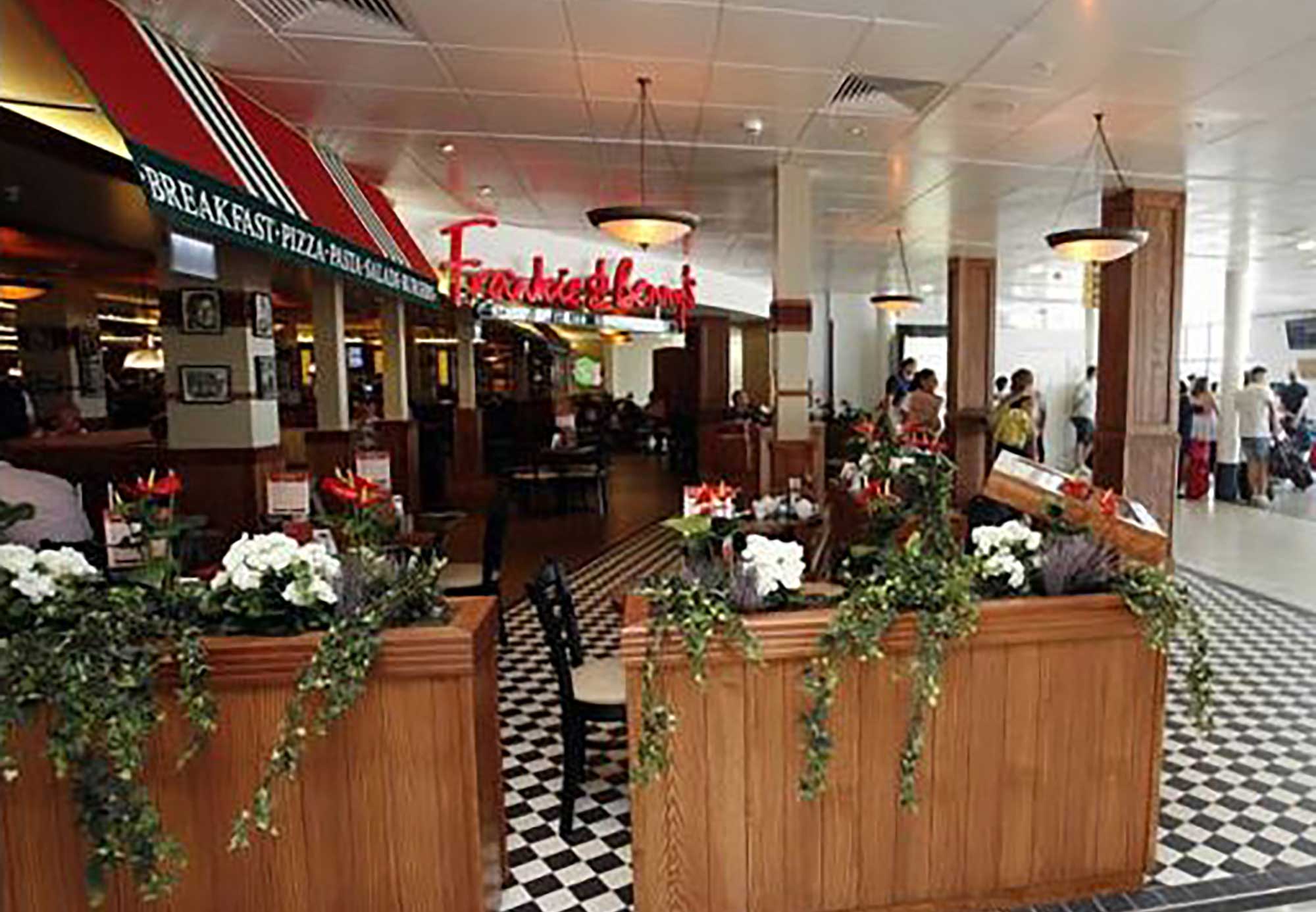 Typical exterior of Frankie & Benny's, UK airports