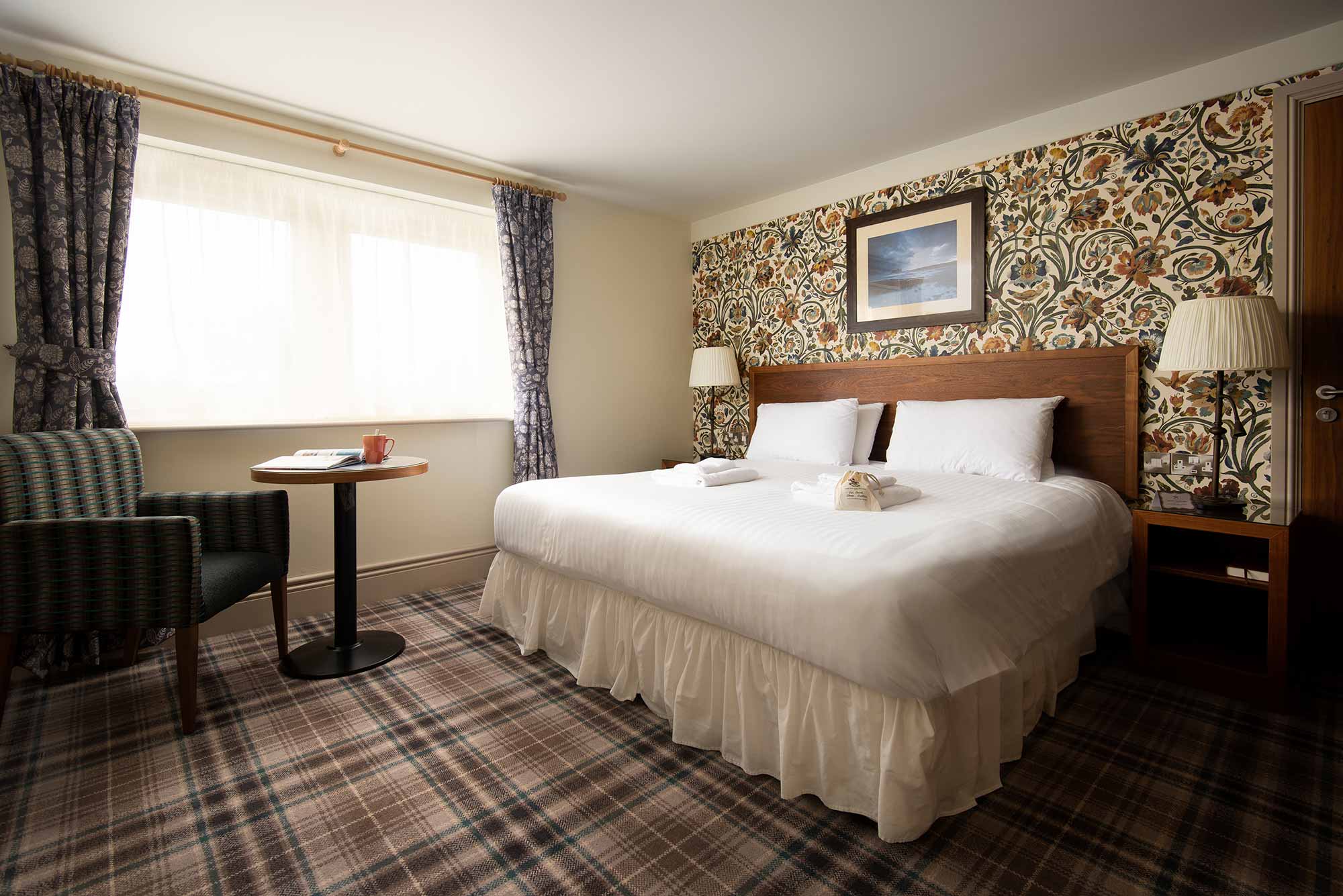 Typical bedroom at the Hog's Head Inn, Alnwick