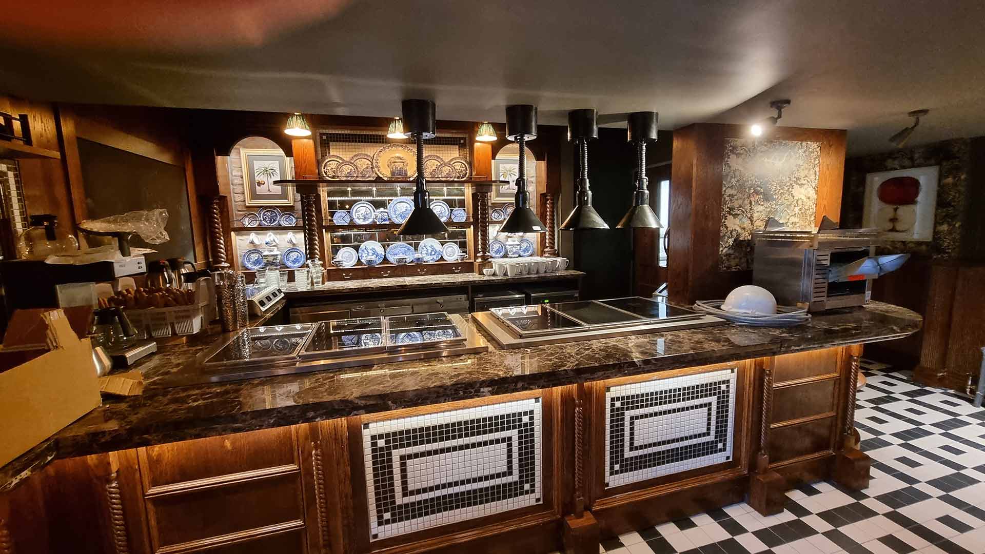 the bar and dining area of the Knaresborough Inn, Knaresborough