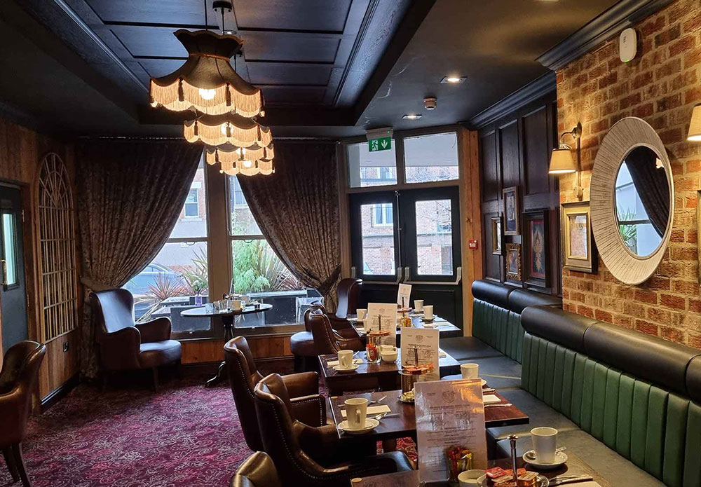 Dining area interior of The Phoenix, Newcastle upon Tyne