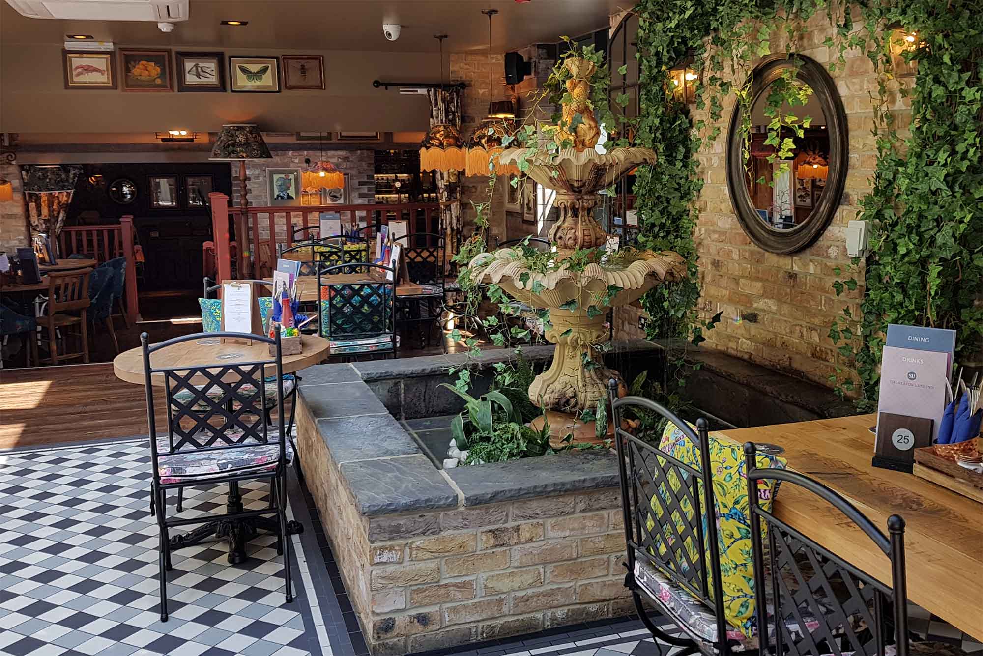 Conservatory dining area at the Seaton Lane Inn, County Durham