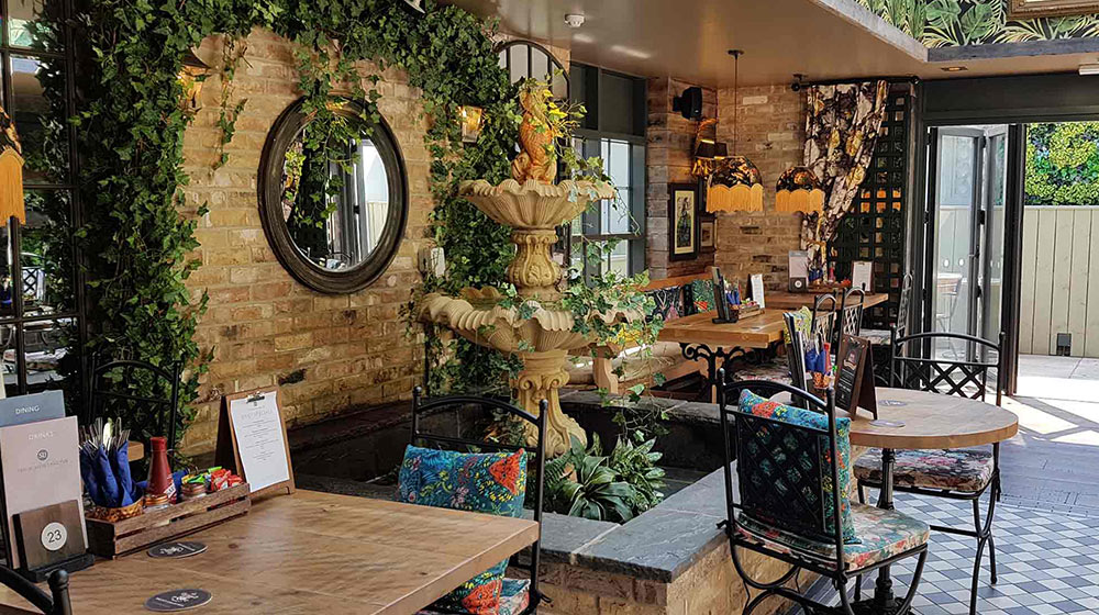 Conservatory dining area at the Seaton Lane Inn, County Durham