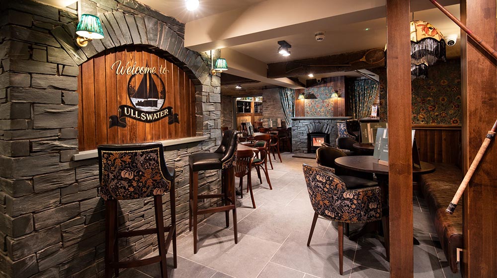 Interior design at The Ullswater Inn, The Lake Disrict